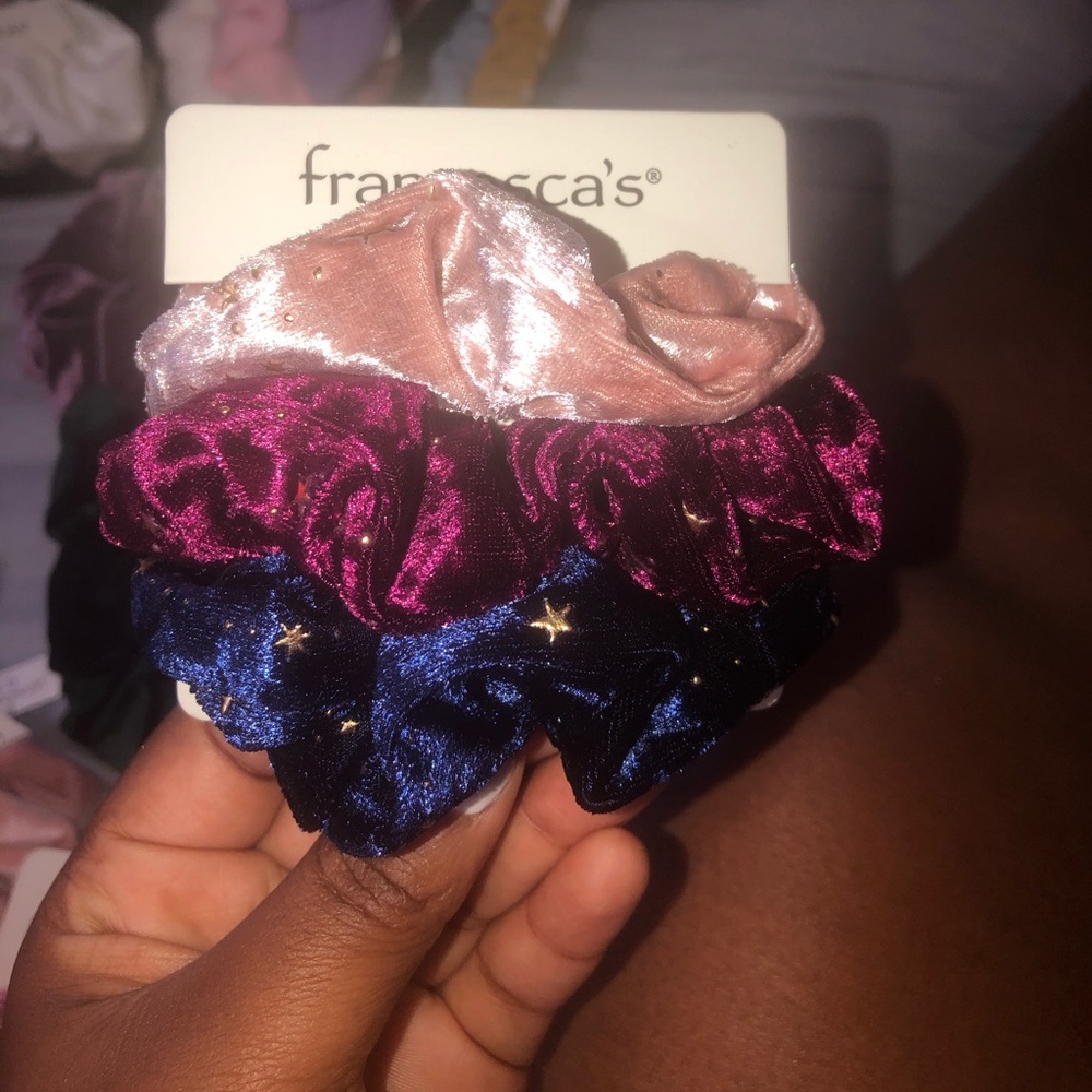 Three piece  hair scrunchies set